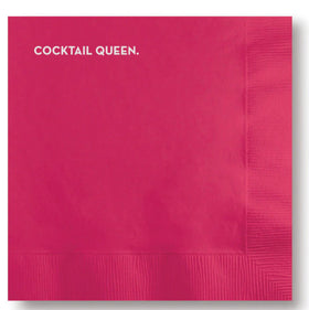 “Cocktail Queen” cocktail napkins 20 count