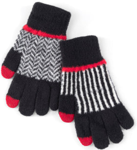 SHIRALEAH Touchscreen Gloves-Bowie Black