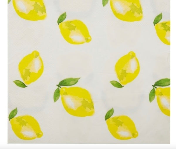 Srawberry Lemonade lunch napkins 20 count - Jilly's Socks 'n Such