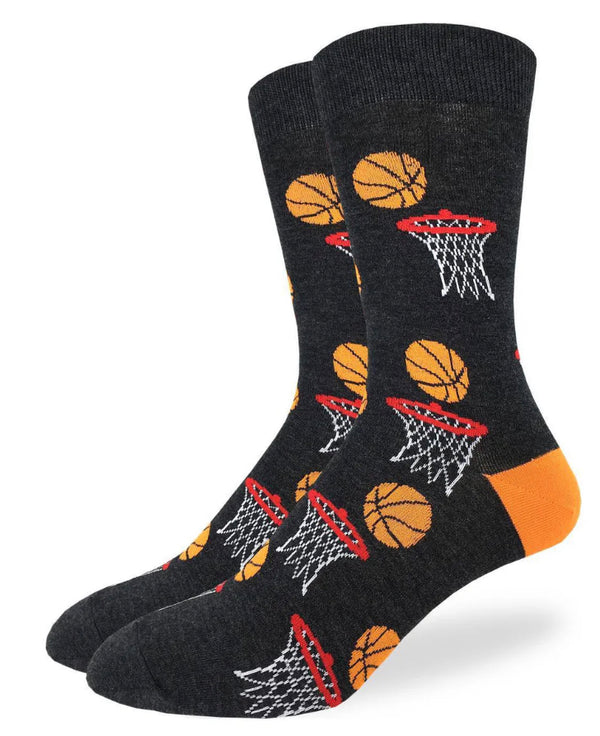 Men’s BASKETBALL socks by Good Luck Sock - Jilly's Socks 'n Such