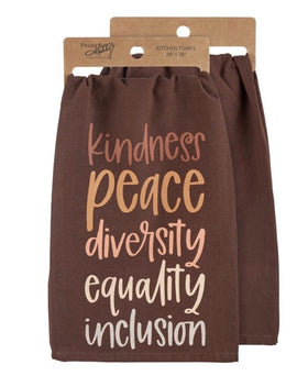 “Kindess, Peace, Diversity, Equality, Inclusion