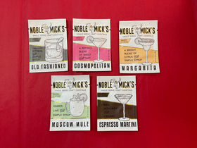 Noble Mick’s single serve cocktail mix