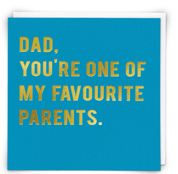 “Dad, you’re one of my favorite parents” Cloud Nine Card - Jilly's Socks 'n Such