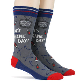 Men’s Game Day Socks red