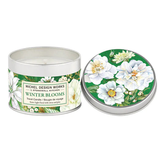 Magnolia Petals  - Soy Wax Travel Candle 5.5oz - Jilly's Socks 'n Such