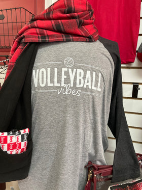 “Volleyball Vibes” 3/4 Sleeve Shirt