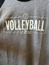 “Volleyball Vibes” 3/4 Sleeve Shirt - Jilly's Socks 'n Such