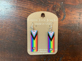LGBTQA+ Flag Earrings