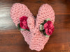 Flowered Crochet Mittens - Jilly's Socks 'n Such