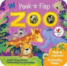 Peek-a-Flap board book: ZOO