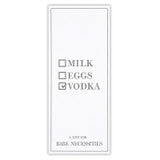 Milk, Eggs, Vodka list pad