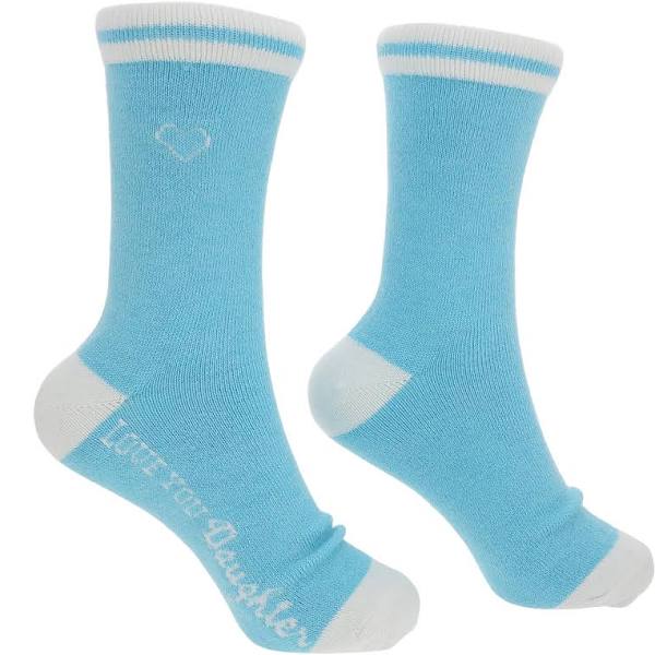 Women’s Love You Daughter Socks - The Comfort Collection - Jilly's Socks 'n Such