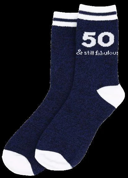 Women’s 50 and Still Fabulous Socks - Jilly's Socks 'n Such