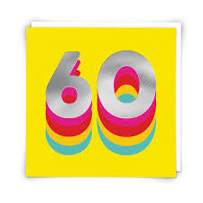 “60” Cloud Nine Card - Jilly's Socks 'n Such