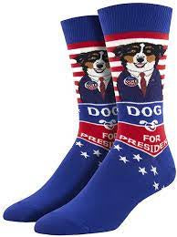 Women’s “Dog for President” socks