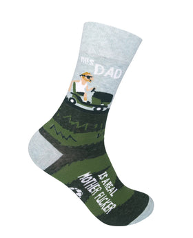 “This Dad Is A Real Mother F***er” Socks - One Size