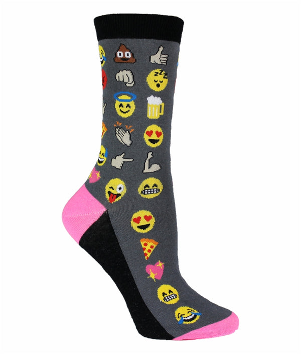 Women’s Emoji Face Socks SALE - Jilly's Socks 'n Such