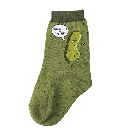 Kid’s “Big Dill” Pickle Socks - Jilly's Socks 'n Such