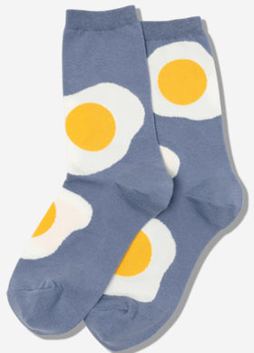 Women’s Sunny Side Up Eggs Periwinkle Socks