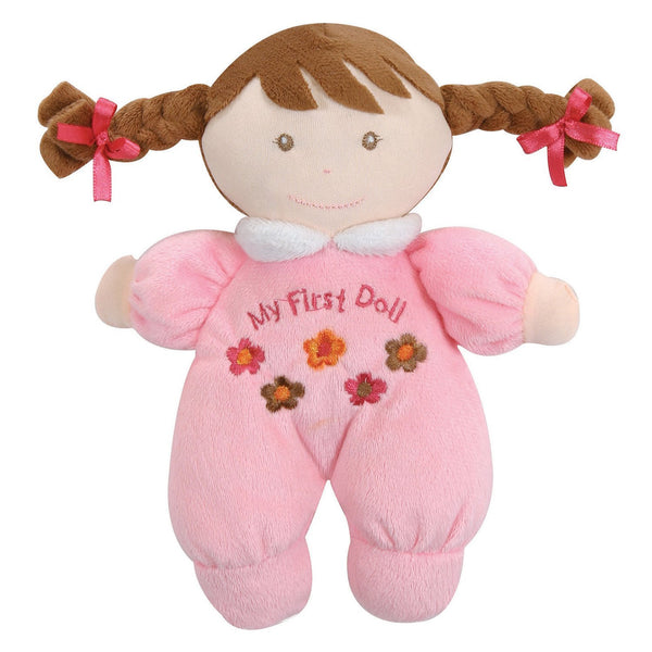 Baby “My First Doll” Plush Rattle - Jilly's Socks 'n Such