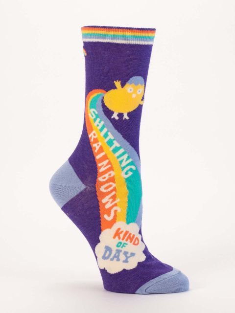 Women’s “Shitting Rainbows” Socks - Jilly's Socks 'n Such