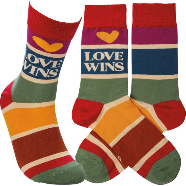 “Love Wins” Socks - One Size - Jilly's Socks 'n Such