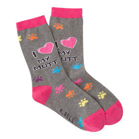 Women’s “I Love My Mutt” Socks