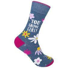 “You Grow Girl!”  Socks - One Size