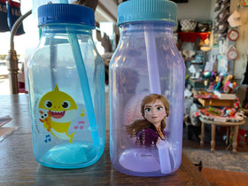 Baby shark, frozen princess juice bottle
