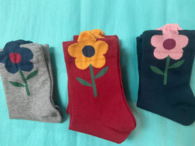 Flower petal socks