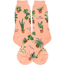 Women’s Plant LadySocks - Jilly's Socks 'n Such