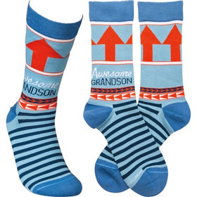 “Awesome Grandson” Socks - One Size