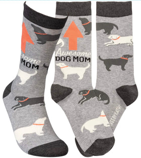 “Awesome Dog Mom” Socks - One Size