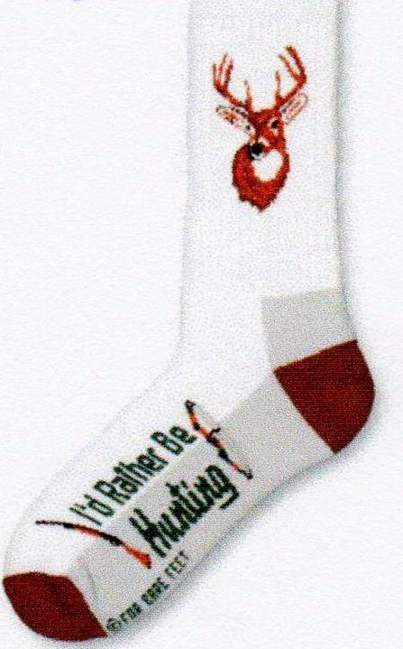 “I’d Rather Be Hunting!” Socks - One Size - Jilly's Socks 'n Such