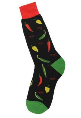 Women’s Red Hot Peppers Socks - Sale