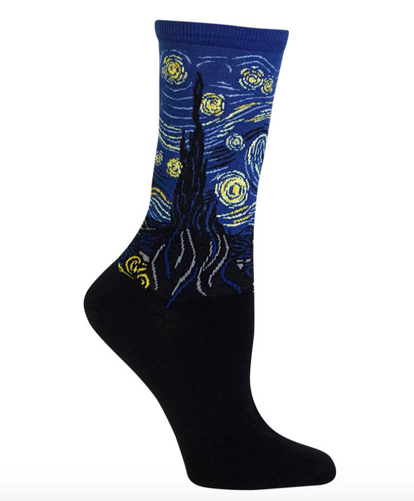 Women's Van Gogh Starry Night Socks - Jilly's Socks 'n Such
