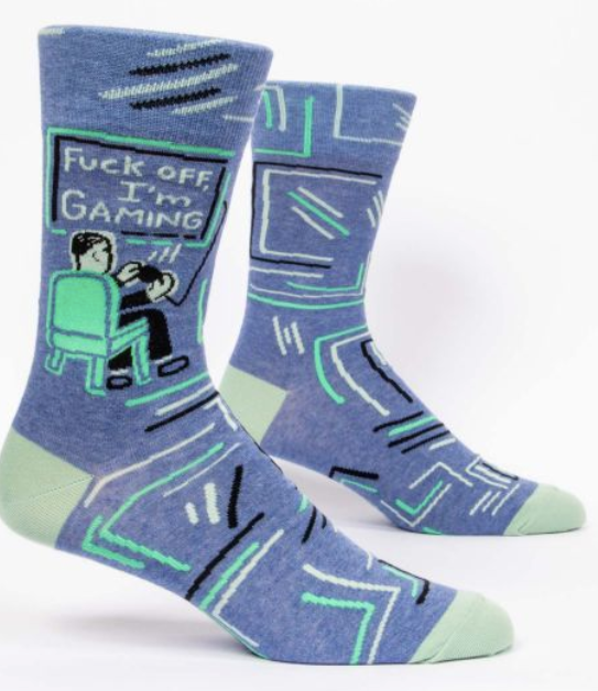 Mens “Fuck Off I’m Gaming” Socks - Jilly's Socks 'n Such