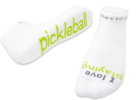 Notes to Self “I love playing pickleball” white Multiple sizes