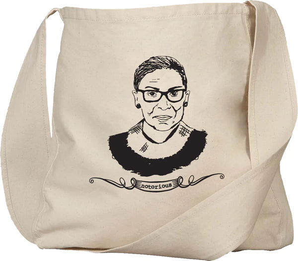 Notorious RBG Tote Bag with Tablet Pocket - Jilly's Socks 'n Such