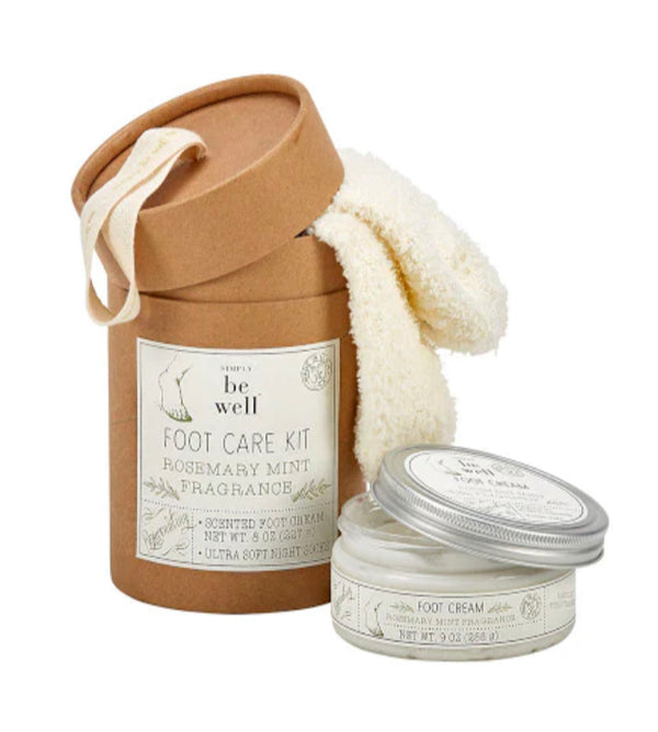 Simply Be Well Foot Care Kit - Rosemary Mint - Jilly's Socks 'n Such
