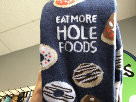 Eat More Whole Foods Socks -  One Size