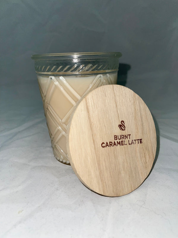 Swan Creek Candle Company - Brunt Carmel Latte Candle - Jilly's Socks 'n Such