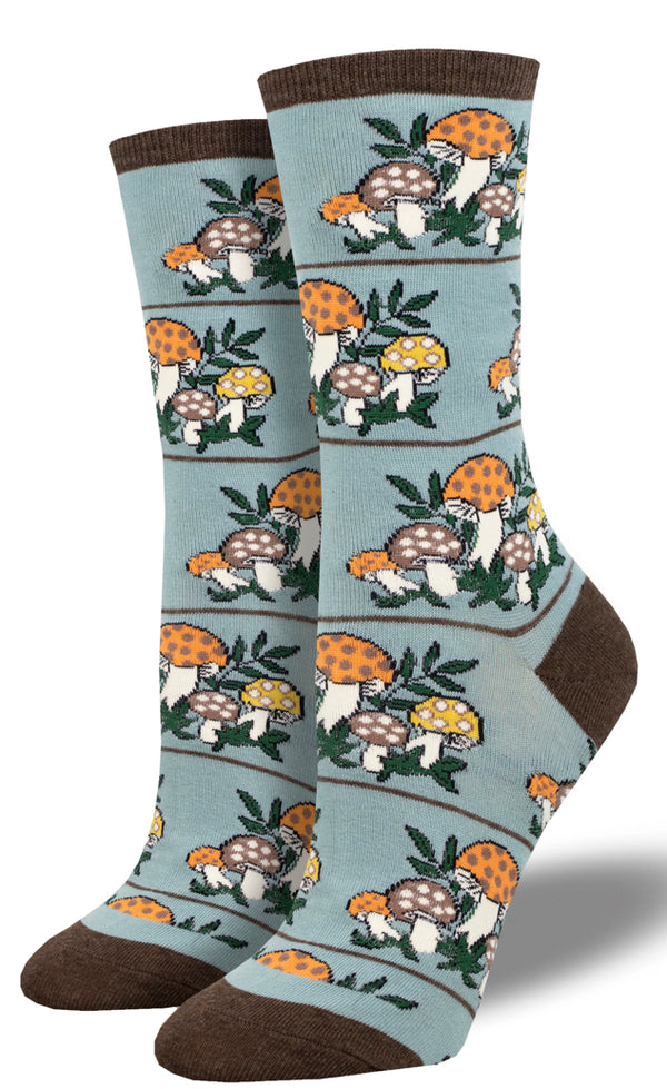 Women’s “Magic Mountain” Mushroom socks - Jilly's Socks 'n Such