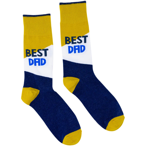 “Best Dad” Socks - One Size - Jilly's Socks 'n Such