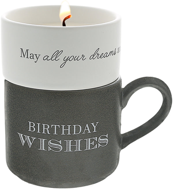 “Birthday Wishes” Mug & Candle Set - Filled with Warmth - Jilly's Socks 'n Such