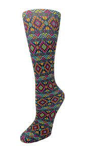 Compression Socks-Azteca - Jilly's Socks 'n Such