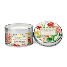 Poppies & Posies - Soy Wax Travel Candle - Jilly's Socks 'n Such