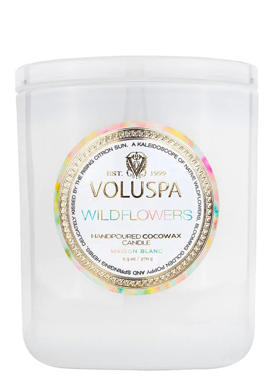 Voluspa candles - Wildflowers Collection - Jilly's Socks 'n Such