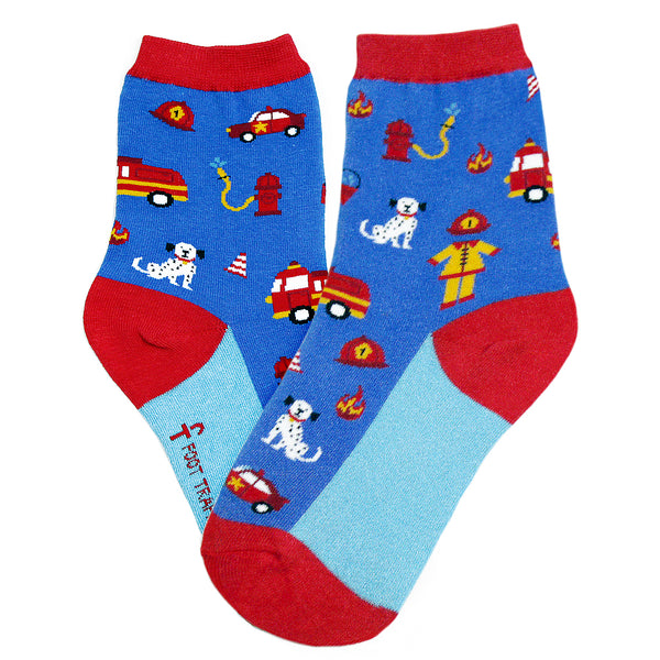 Kid’s Fireman Socks - Jilly's Socks 'n Such