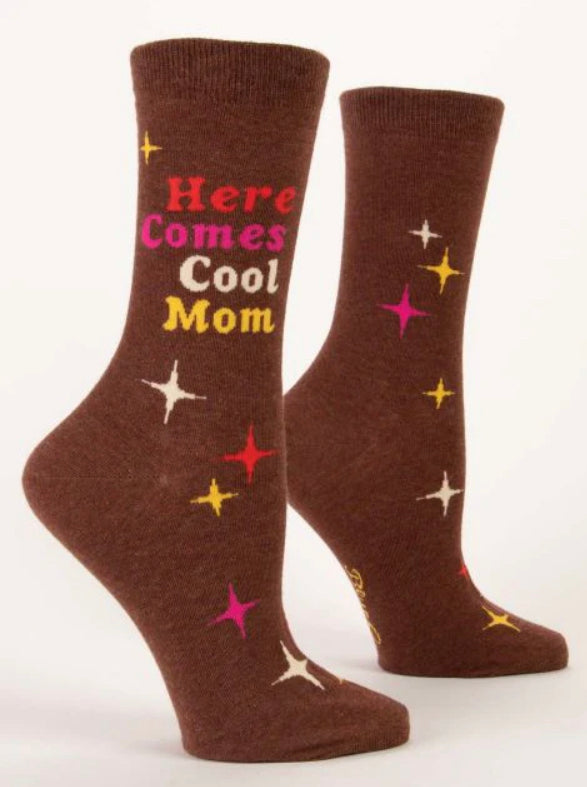 Women’s “Here Comes Cool Mom” Sock - Jilly's Socks 'n Such